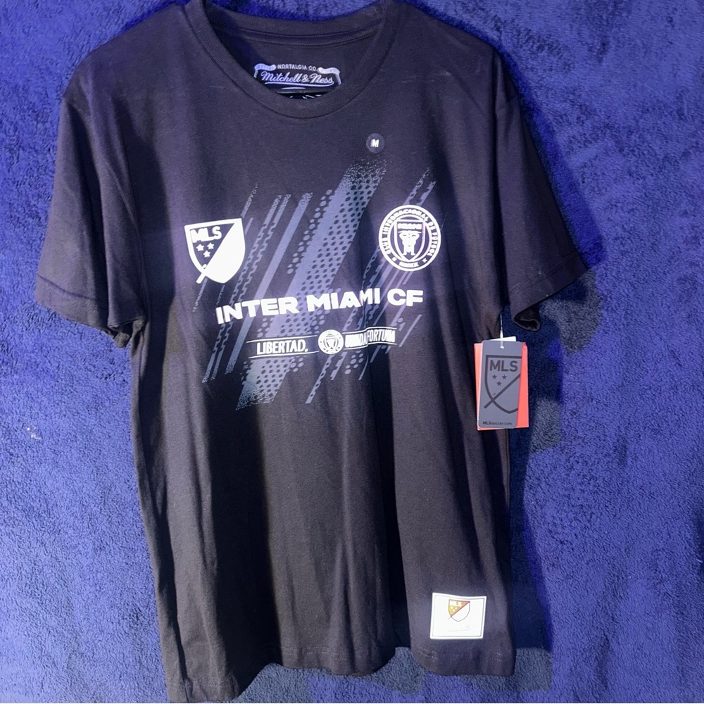 Mitchell & Ness Black Inter Miami CF Tee